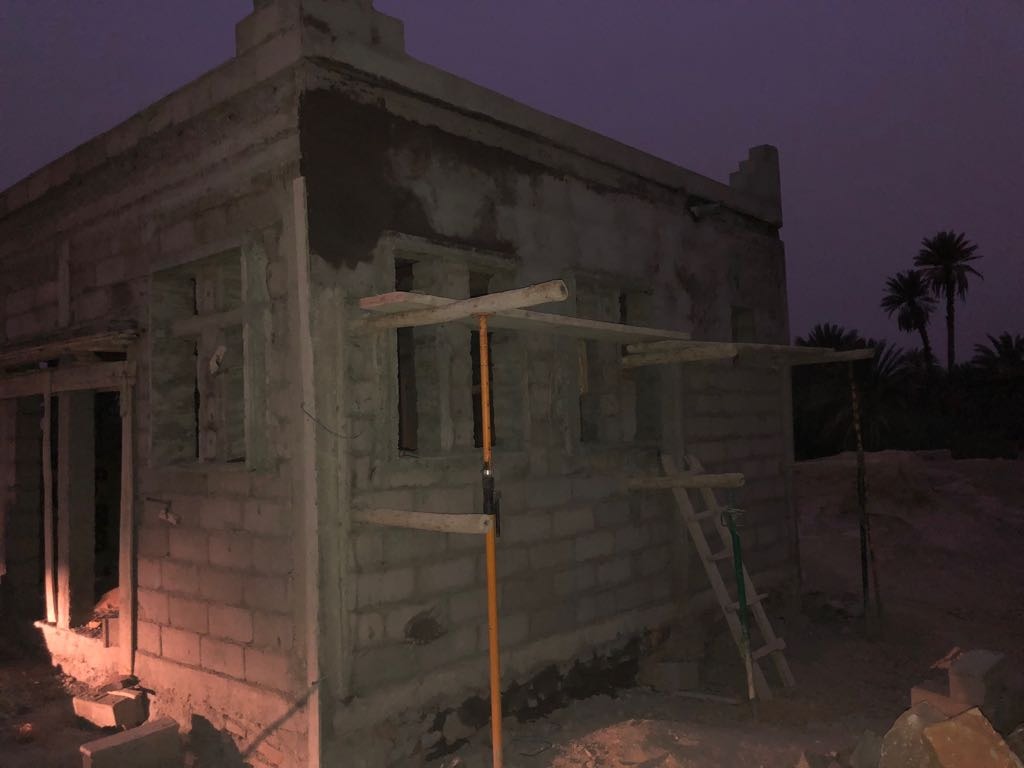 Travaux de nuit — finitions extérieures